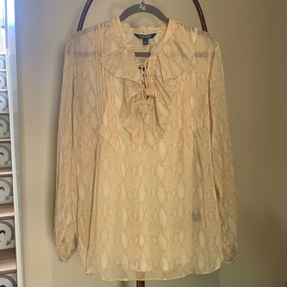 Ralph LAUREN NWT Beautiful Blouse W/ Cami - Picture 1 of 9
